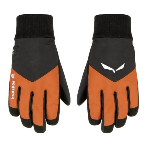 SALEWA bambini ptx/twr gloves guanti, black out/4170, 10-11 años unisex-bimbi