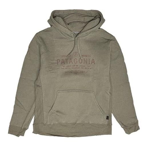 Patagonia forge mark uprisal hoody felpa, sleet green, m unisex-adulto