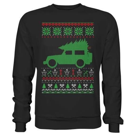 glstkrrn wrangler jk rubicon hardtop ugly christmas sweater, regular, unisex