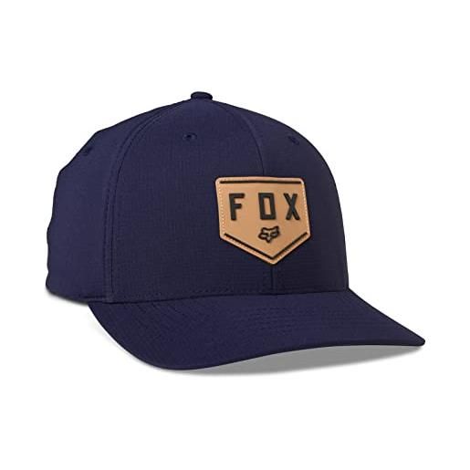 Fox Racing shield tech flexfit-berretto, blu mare, s uomo