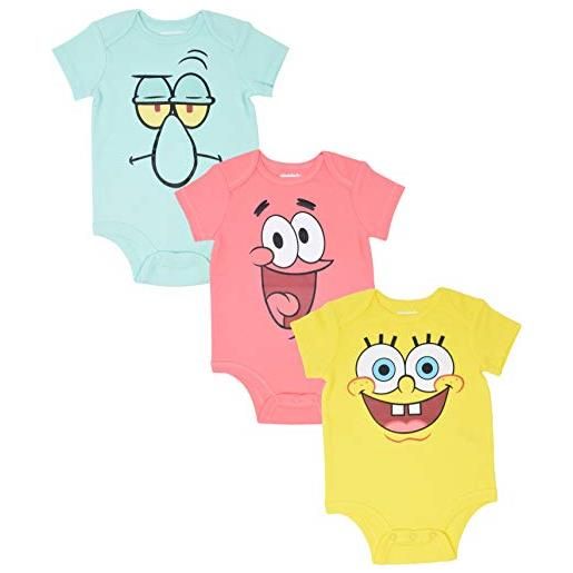 Nickelodeon spongebob sqare. Pants baby boy girl 3 pack bodysuits 18 months