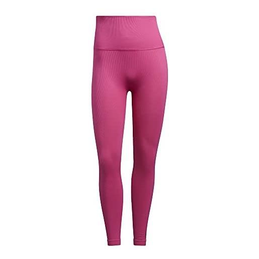 adidas women's standard formotion sculpt tights, screaming pink, small