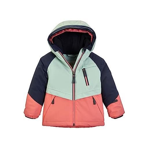 Killtec bambini giacca da sci impermeabile/giacca funzionale con cappuccio e ghetta antineve fisw 38 mns ski jckt, lime, 122, 39916-000