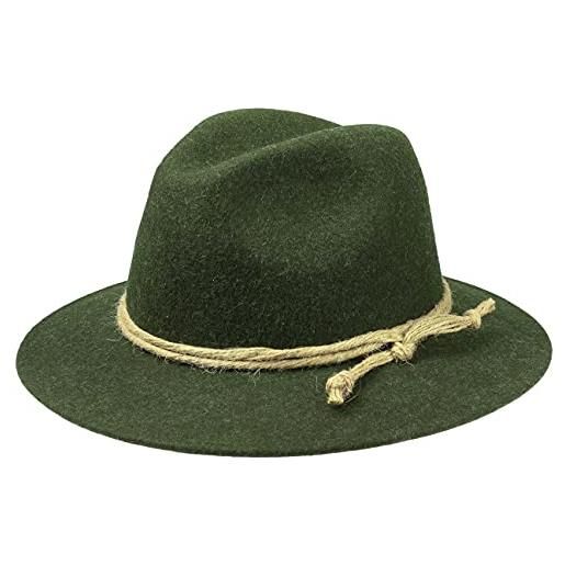 Lierys cappello tirolese lana traveller s (54-55 cm) - oliva