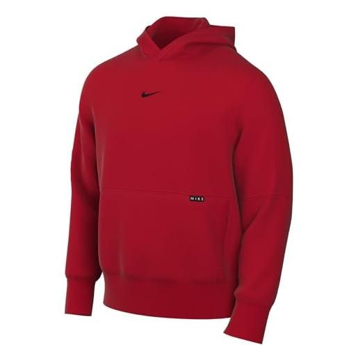 Nike m nk strke22 po hoody t-shirt, university red/black, m uomo