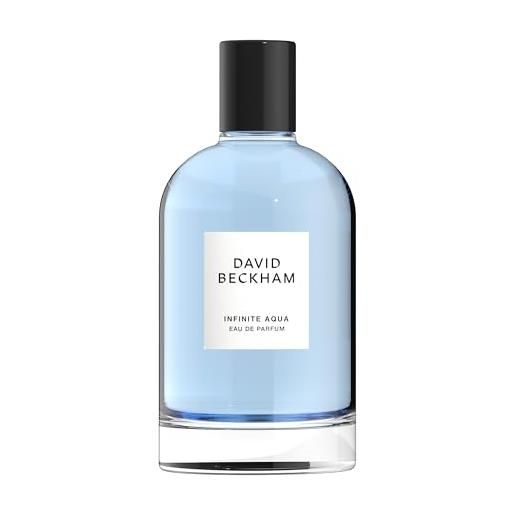 David Beckham, eau de perfume infinite aqua, profumo uomo, 100 ml