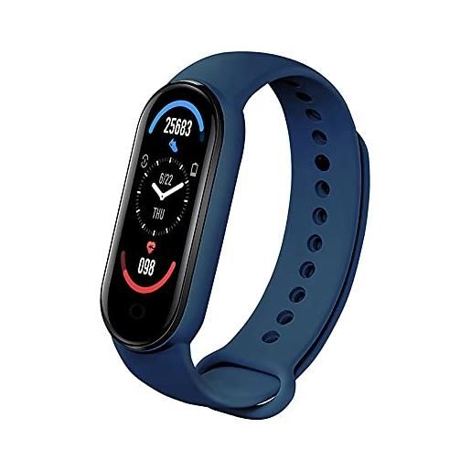 XIUNIA m6 smart watch, maschio e femminile fitness tracker, cardiofrequenzimetro contatore calorie, ip67 impermeabile bluetooth sport watch