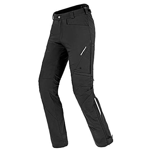 SPIDI stretch tex pantalone moto tessile (black/black, s)