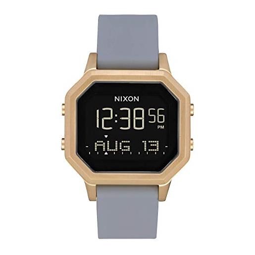 Nixon orologio digitale donna con cinturino in silicone a1211-3163-00