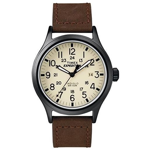 Braun Orologio Cronografo al Quarzo Uomo con Cinturino in Pelle BN0035WHBKG  : Braun: : Moda