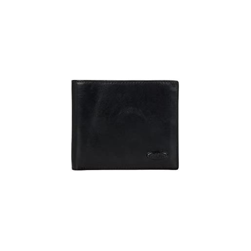 Bric's - portafoglio pelle monterosa, nero, 11x9.5 cm