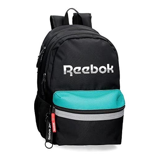 Reebok zaino Reebok andover school per laptop 15,6 nero 31x44x15 cm poliestere 20,46l