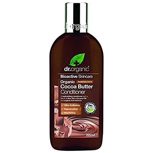 Dr. Organic organic cocoa butter - conditioner - balsamo al burro di cacao, intenso profumo di cioccolato - 200 gr