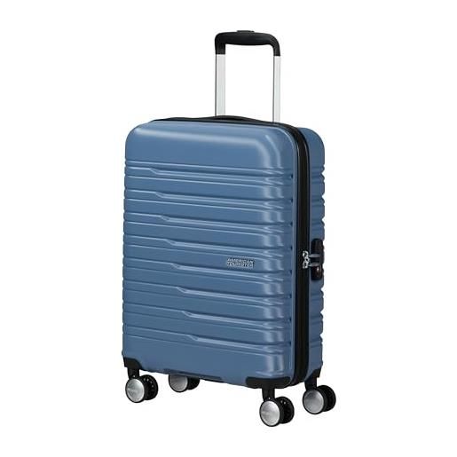 American Tourister flashline - spinner s, bagaglio a mano, 55 cm, 34 l, colore: blu (coronet blue), blu, spinner s (55 cm - 34 l), bagaglio a mano