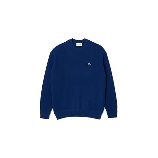 Lacoste ah0532 pullover, red, xxl uomo