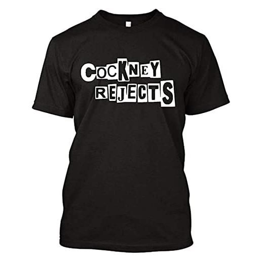 CHUNRI cockney rejects oi!Punk rock t-shirt black