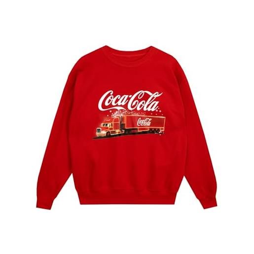 Coca-Cola maglione di natale maglione natalizio festivo | maglione di natale da uomo | rosso xl