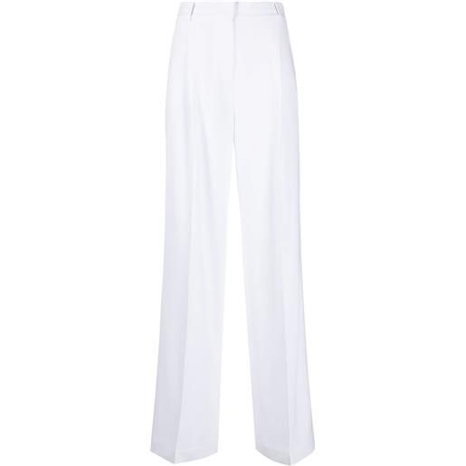 Michael Michael Kors pantaloni sartoriali a vita alta - bianco