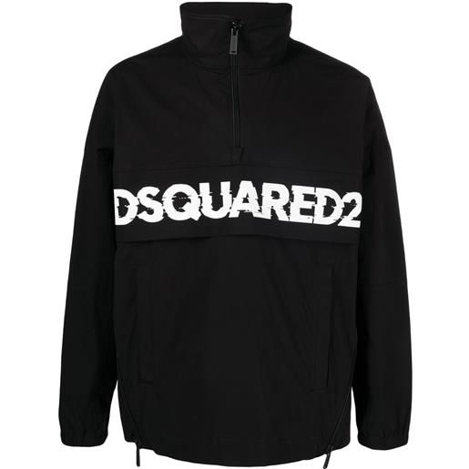 Dsquared2 giacca con stampa - nero