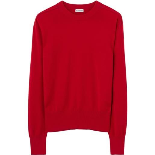 Burberry maglione a maniche lunghe - rosso