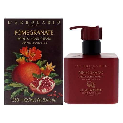 L'Erbolario pomegranate body & hand cream