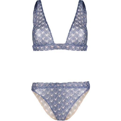 Missoni set bikini - blu