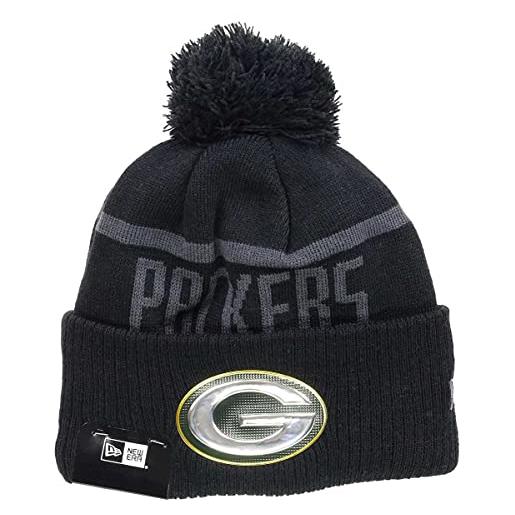 New Era nfl green bay packers black collection bobble knit