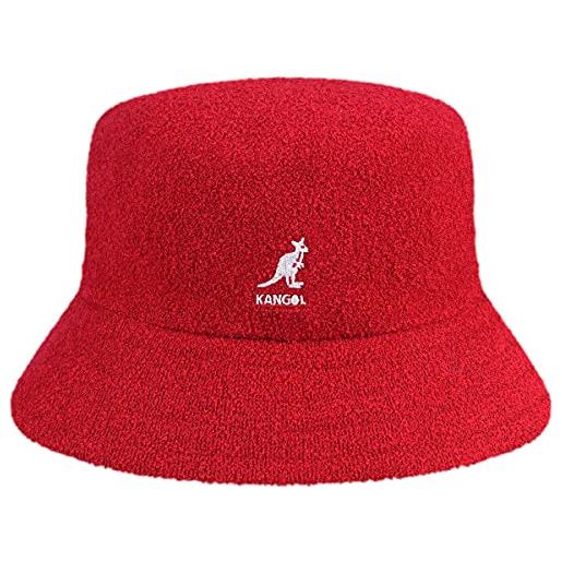 Kangol bermuda bucket cappello alla pescatora, rosso (scarlet), s unisex-adulto