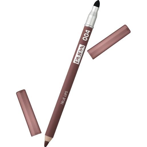 PUPA true lips 004 plain brown matita ultra-pigmentato 1,2 gr