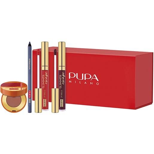 Pupa my faboulous beauty box 15 matita occhi + ombretto + 2 rossetti liquidi multiuso