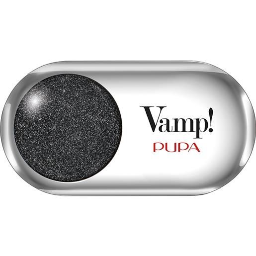 PUPA vamp!Ombretto metallic 301 frozen black ombretto altamente pigmentato con applicatore 1,5 gr