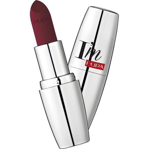 PUPA i'm matt 073 irresistible burgundy rossetto colore pieno e vellutato 3,5 gr