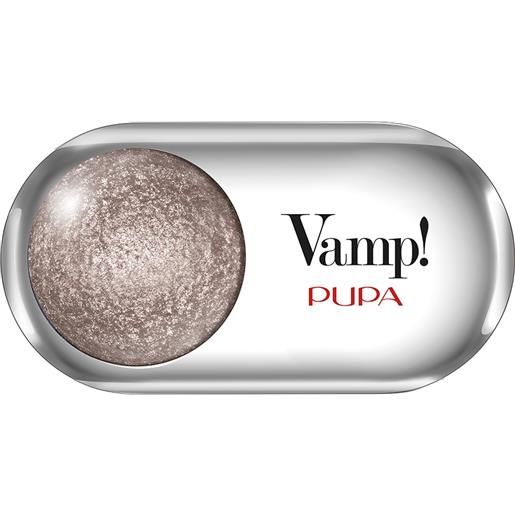 PUPA vamp!Ombretto wet&dry 404 cold taupe ombretto altamente pigmentato con applicatore 1 gr