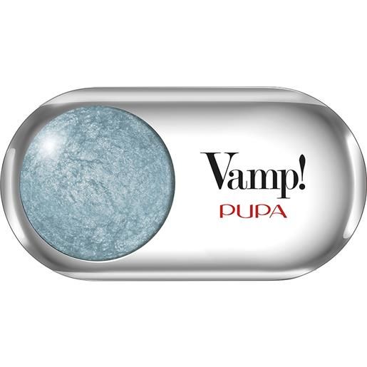 PUPA vamp!Ombretto wet&dry 306 bon-ton blue ombretto altamente pigmentato con applicatore 1 gr