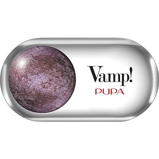 PUPA vamp!Ombretto wet&dry 104 deep plum ombretto altamente pigmentato con applicatore 1 gr