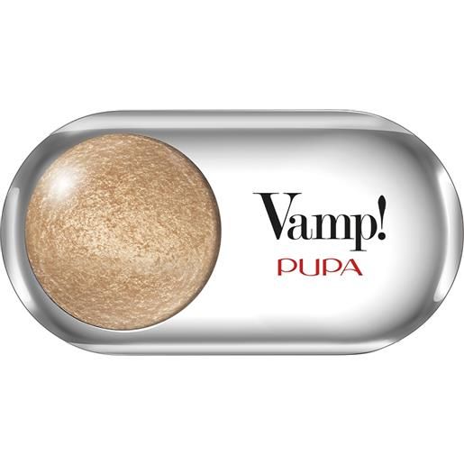 PUPA vamp!Ombretto wet&dry 202 preciuous gold ombretto altamente pigmentato con applicatore 1 gr