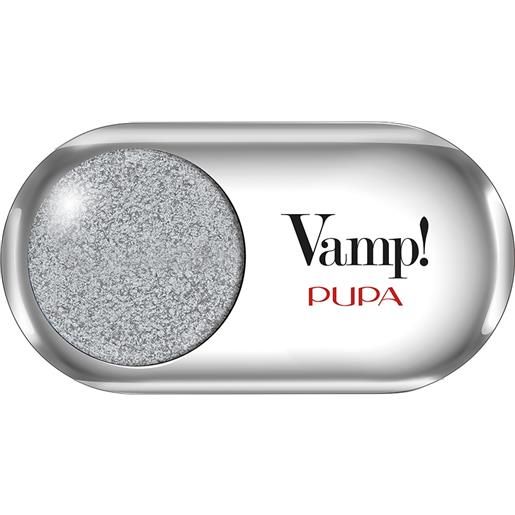 PUPA vamp!Ombretto metallic 302 pure silver ombretto altamente pigmentato con applicatore 1,5 gr