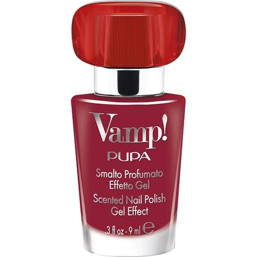 PUPA vamp!Smalto 212 loving red smalto profumato effetto gel fragranza rossa 9 ml