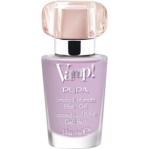 PUPA vamp!Smalto 113 stylish lilac smalto profumato effetto gel sfumature pastello 9 ml