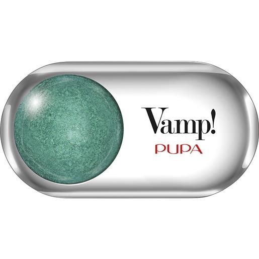 PUPA vamp!Ombretto wet&dry 303 true emerald ombretto altamente pigmentato con applicatore 1 gr