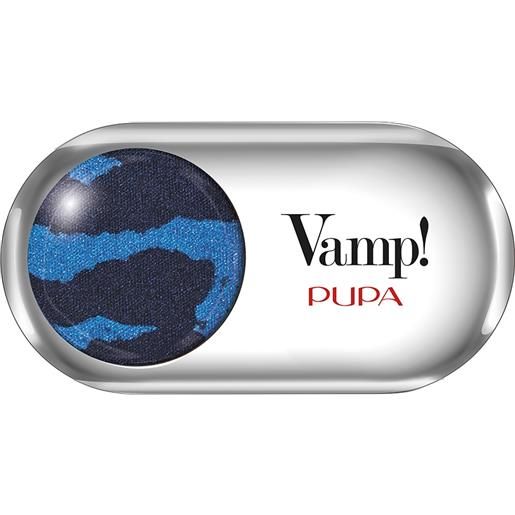PUPA vamp!Ombretto fusion 305 ocean blue ombretto altamente pigmentato con applicatore 1,5 gr