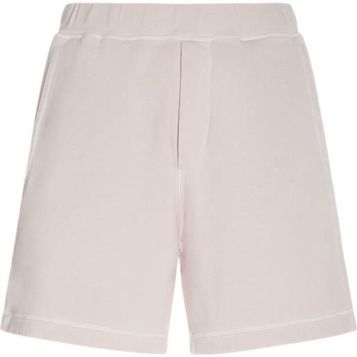 DSQUARED2 shorts relaxed fit in felpa di cotone