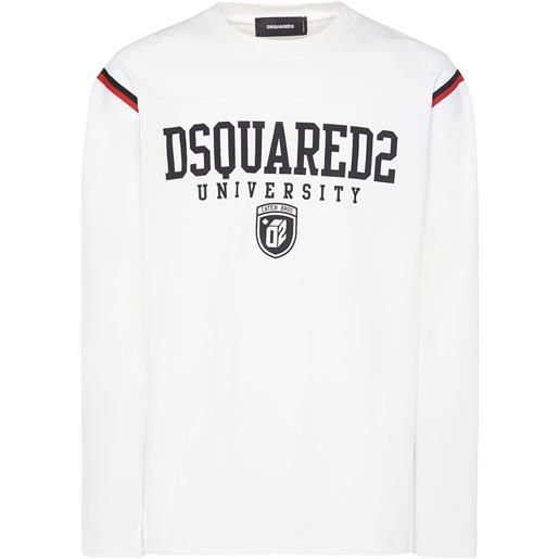 DSQUARED2 t-shirt varsity con logo