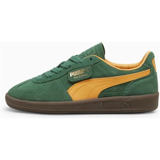 PUMA scarpe sneaker palermo per ragazzi, verde/arancione/altro