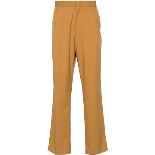 Tagliatore pantaloni dritti - giallo