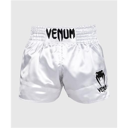 Venum classic muay thai shorts white/black