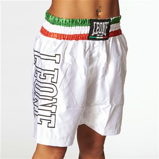 Leone 1947 pantaloncino boxe white