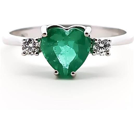 D'Arrigo anello cuore smeraldo D'Arrigo dar0665