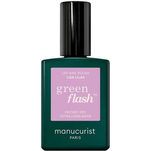 Manucurist green flash - smalto semipermanente 15ml smalto effetto gel lisa lilas