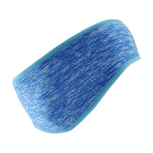 lerwliop fascia per sport invernali cuffie antiappannamento calde cuffie elastiche protezione per la testa in pile accessori per moto, blu